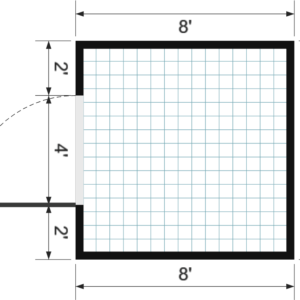 8x8x6 Value Shed New 1