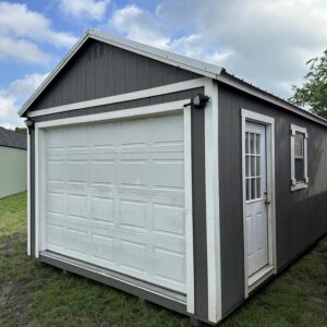 USED 12x24x8 Grey Gable Shed