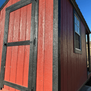 USED 6x8x6 Red Value Gable Shed